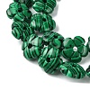 Dyed Synthetic Malachite Beads Strands G-H023-B05-01-4