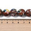 Handmade Millefiori Lampwork Beads Strands LAMP-G166-12A-4