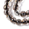 Crackle Transparent Glass Beads Strands GLAA-N030-8mm-01B-3