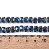 Electroplate Glass Beads Strands EGLA-T021-20E-4