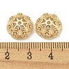 Rack Plating Brass Micro Pave Clear Cubic Zirconia Bead Caps KK-K386-14G-01-3