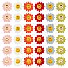 Fingerinspire 36Pcs 6 Colors Sunflower Computerized Embroidery Cloth Sew on Patches DIY-FG0005-43-1