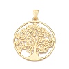 The Tree of Life Rack Plating Alloy Big Pendants FIND-N005-37G-1