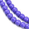 Painted Glass Bead Strands X-DGLA-S071-8mm-B41-3