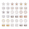 Kissitty 64Pcs 8 Style Silicone Ear Nuts SIL-KS0001-01-7