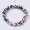 Natural Jade Beaded Stretch Bracelet BJEW-P214-M-8mm-2