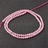 Natural Rose Quartz Strand G-G680-58-2