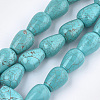 Natural Howlite Beads Strands TURQ-T003-12-1