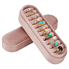 Velvet Jewelry Ring Organizer Storage Boxes CON-WH0115-11A-1