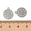 Non-Tarnish 304 Stainless Steel Charms STAS-J042-15P-3