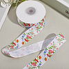 1 Roll Single Face Printed Polyester Grosgrain Ribbons SRIB-CY0001-12B-7