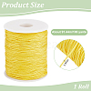 1 Roll 100 Yards Round Nylon Braided Thread NWIR-PH0002-22D-2