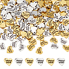 240Pcs 2 Colors Alloy Charms FIND-FG0002-43-1