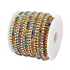 Fashewelry Zinc Alloy Rhinestone Strass Chains FIND-FW0001-30G-10