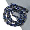 Precious Chip Lapis Lazuli Beads Strands. 3~5mm F043-4