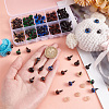 Plastic Doll Eyes & Nose Sets FIND-WH0420-144B-3