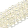 Electroplate Glass Beads Strands EGLA-D020-6x4mm-70-1