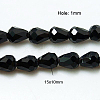 Crystal Glass Beads Strands GLAA-D034-15x10mm-14-1