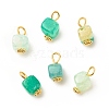 Natural Agate Pendants PALLOY-JF01586-02-1