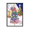 Christmas DIY Diamond Painting Notebook Kits DIAM-PW0010-16F-1