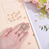 20Pcs Brass Spring Ring Clasps KK-BBC0027-68A-G-3