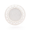 Adjustable Alloy & Iron Bezel Cup Ring Base with Rotatable Tray MAK-T012-05S-2