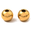 304 Stainless Steel Smooth Round Spacer Beads X-STAS-M006-01A-G-2