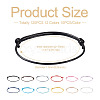 120Pcs 12 Colors Korean Waxed Polyester Cord Bracelet Making AJEW-TA0001-23-13