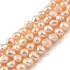 Natural Cultured Freshwater Pearl Beads Strands PEAR-A006-07C-1