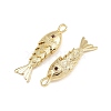 Brass Micro Pave Cubic Zirconia Pendants X-KK-A269-01B-G-2