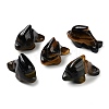 Natural Tiger Eye Carved Healing Dolphin Figurines G-B062-01A-1