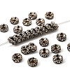 Brass Rhinestone Spacer Beads RB-A014-L5mm-01B-1