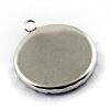 Tarnish Resistant 304 Stainless Steel Pendant Cabochon Open Back Settings STAS-Q194-15-3