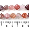 Natural Red Botswana Agate Beads Strands G-NH0021-A30-02-5