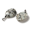 Natural Sesame Jasper Pendants G-Z055-03P-07-2