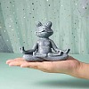 Resin Imitation Stone Frog Garden Decor JX173A-4