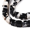 Natural Zebra Jasper Beads Strands G-T139-6x6-15A-3