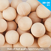 Natural Wooden Round Ball WOOD-PH0008-93-30mm-3