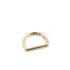 D-shaped Alloy Spring Ring Clasps PW-WG353A0-02-1