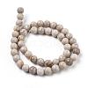 Natural Maifanite/Maifan Stone Beads Strands X-G-I187-8mm-01-5