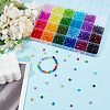 24 Colors Transparent Acrylic Beads TACR-PH0001-93B-4
