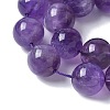 Natural Amethyst Beads Strands G-R446-10mm-21-A-9