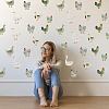 Translucent PVC Self Adhesive Wall Stickers STIC-WH0015-156-4