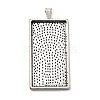 Alloy Pendant Cabochon Settings LS-PALLOY-2418-AS-LF-1