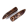 Natural Tree Bark Agate Big Pendants G-Q606-21-2