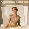 Flower Resin Rhinestone Decorative Corsages for Clothing Accessories PATC-WH0021-064I-5