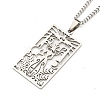 Non-Tarnish 304 Stainless Steel Pendant Necklaces NJEW-L118-02P-05-1