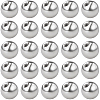 60Pcs Stainless Steel Ear Nuts STAS-BBC0005-14P-1