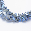 Electroplate Glass Beads Strands LS-EGLA-J143-A-FR01-3