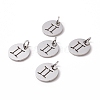 Non-Tarnish 304 Stainless Steel Charms STAS-Q201-T445-3S-3